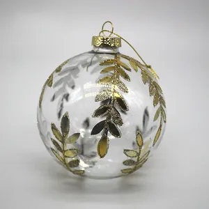 The gold leaf design on this product is created using a meticulous hand-painted process, adding intricate detail and a touch of luxury.