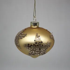 This product is decorated with a glitter star design. The stars are hand-painted and are a subtle and elegant touch.