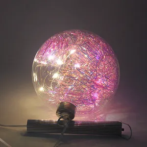 This product has a festive and elegant style, making it a perfect addition to any holiday décor. The purple tinsel and LED lights create a warm and inviting atmosphere.