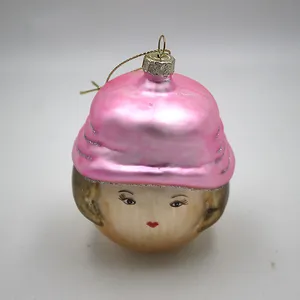 This product is crafted from high-quality glass, ensuring its durability and intricate details, making it a perfect addition to your Christmas decorations.