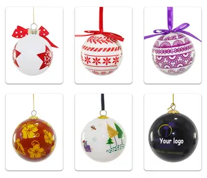 These Christmas ornament balls are available in a variety of colors, from classic red and white to vibrant purple and gold.  Choose the perfect shade to match your holiday décor!