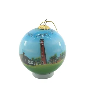 These ornaments are hand-blown and hand-painted. This process creates unique and beautiful ornaments that are sure to be treasured for years to come.