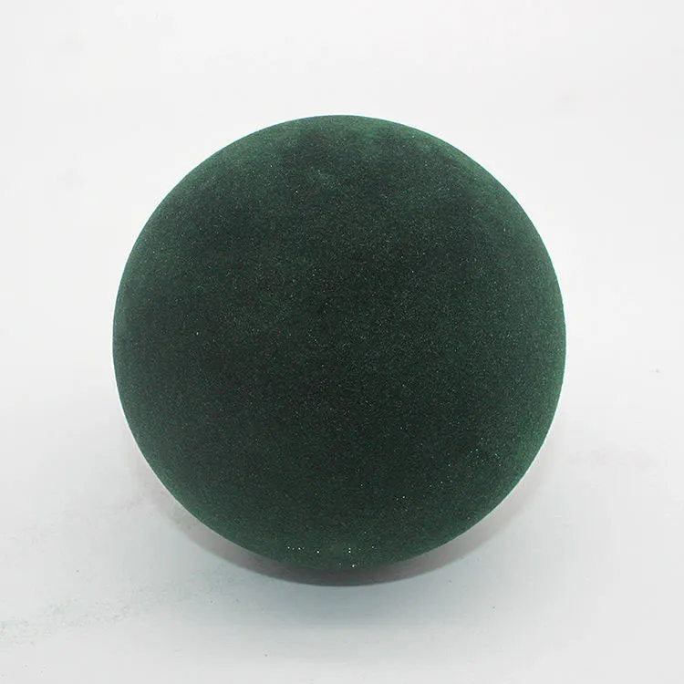 This product is a stylish Christmas ornament with a classic and elegant design. The green flocking finish adds a touch of sophistication to any holiday decor. Perfect for those who prefer a minimalist and timeless aesthetic for their Christmas decorations.