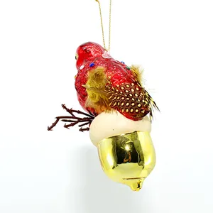 These glass bird ornaments are perfect for hanging on your Christmas tree or adding a touch of holiday cheer to your home decor.