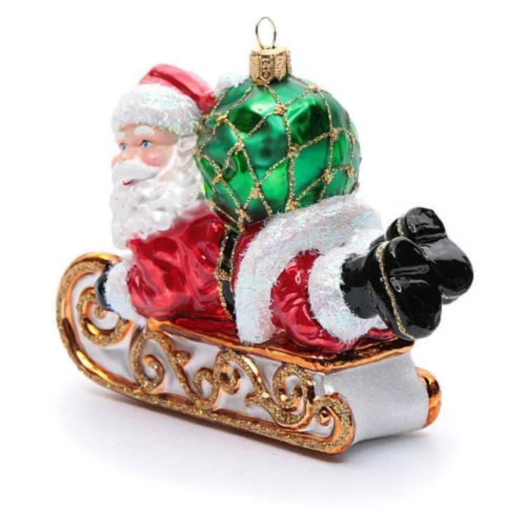 This Christmas Ornament is designed in a classic style with a touch of whimsy. It is suitable for both traditional and modern Christmas decorations.