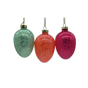 These hand-painted glass ornaments are perfect for adding a touch of Easter cheer to your home. Use them on your Easter tree, as table centerpieces, or to decorate your Easter baskets.