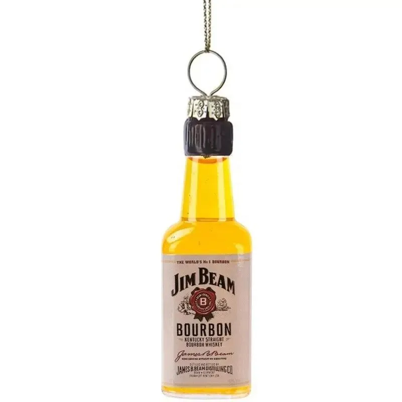 These glass bottle Christmas ornaments are made with high-quality glass and feature intricate designs.