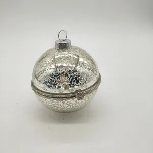 This product is made of glass and has a mercury silver finish.