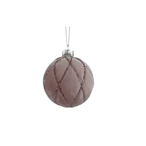 This product is perfect for adding a touch of sparkle to your Christmas tree or hanging on a window. The pink flocking and feather accent create a beautiful and festive look that will brighten up any room.