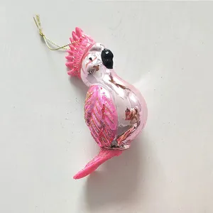 This Christmas ornament is made of high-quality glass, delicate and durable.