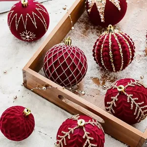These ornaments feature a classic and elegant style, adding a touch of sophistication to your holiday decor.