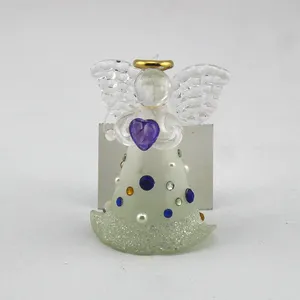 The ornament features beautiful hand-painted details, adding a touch of elegance and sophistication.