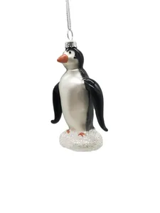 This ornament is perfect for hanging on your Christmas tree, adding a touch of winter whimsy to your home.