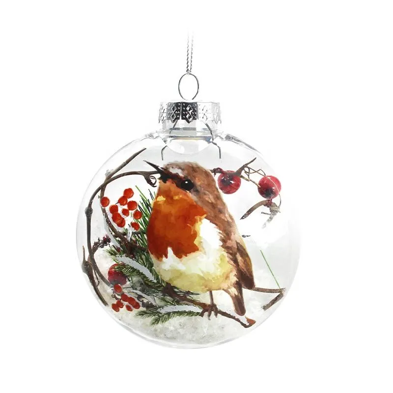 These glass Christmas ornaments can be used to decorate your Christmas tree, home, or party. They are perfect for adding a festive touch to any space.
