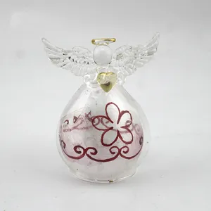 This ornament is made of high-quality glass, with a delicate and beautiful appearance.