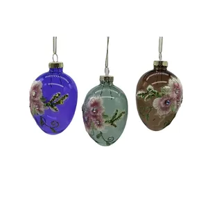 These Easter egg ornaments come in a variety of styles, including floral, geometric, and abstract designs. They are perfect for adding a touch of whimsy to your holiday décor.