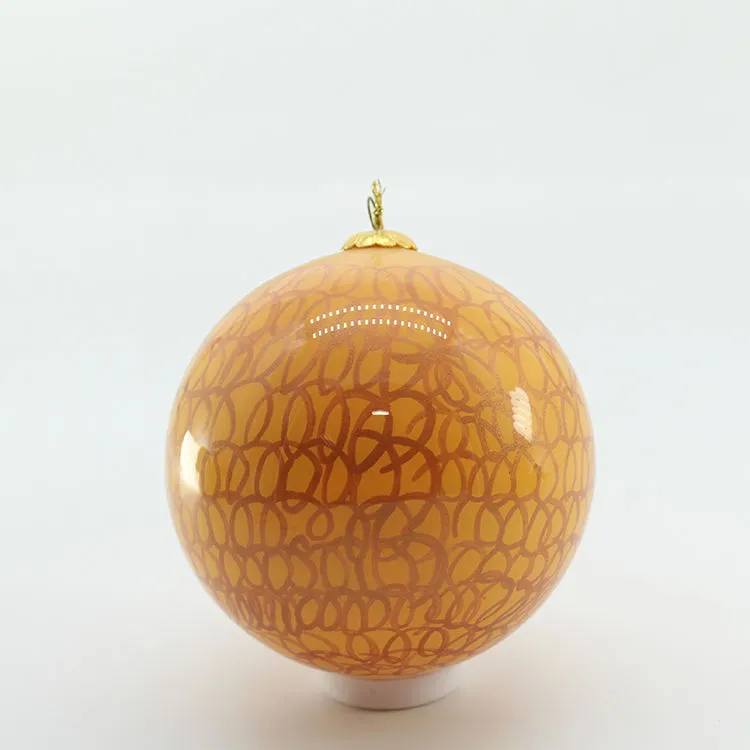 This product is hand-blown, giving each ornament a unique and slightly imperfect shape that adds to its charm.