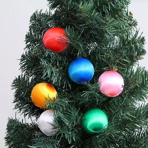 These ornaments are made of satin, a soft and luxurious fabric. The satin finish gives the ornaments a subtle shine and a smooth texture.