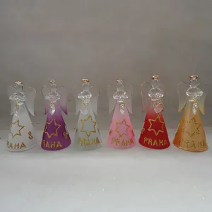 These angel figurines are perfect for hanging on your Christmas tree, or displaying on a shelf, mantel, or table. They make a great addition to any holiday decor and can be used to add a touch of elegance and whimsy to your home.